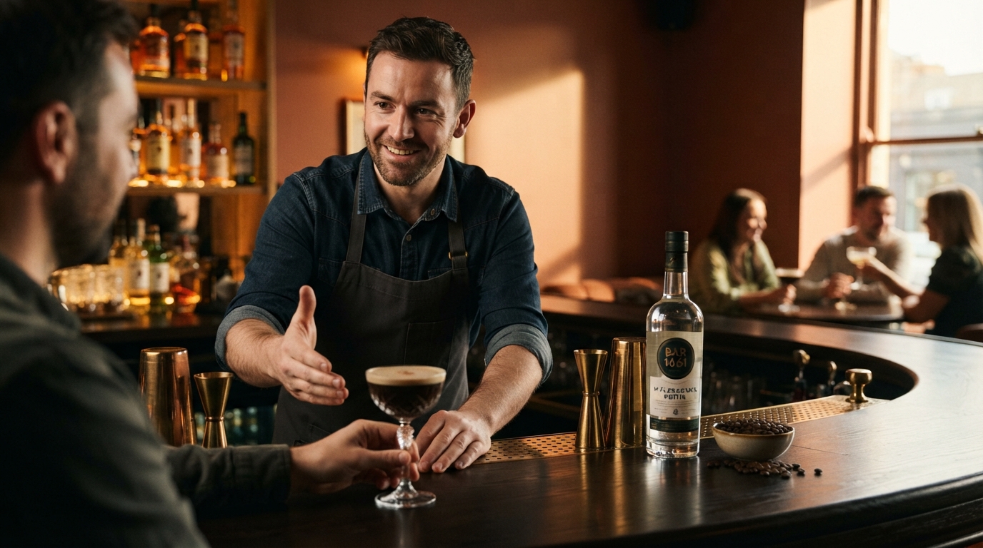 Editorial illustration for Dublin's BAR 1661 Makes History on World's Best Bars List